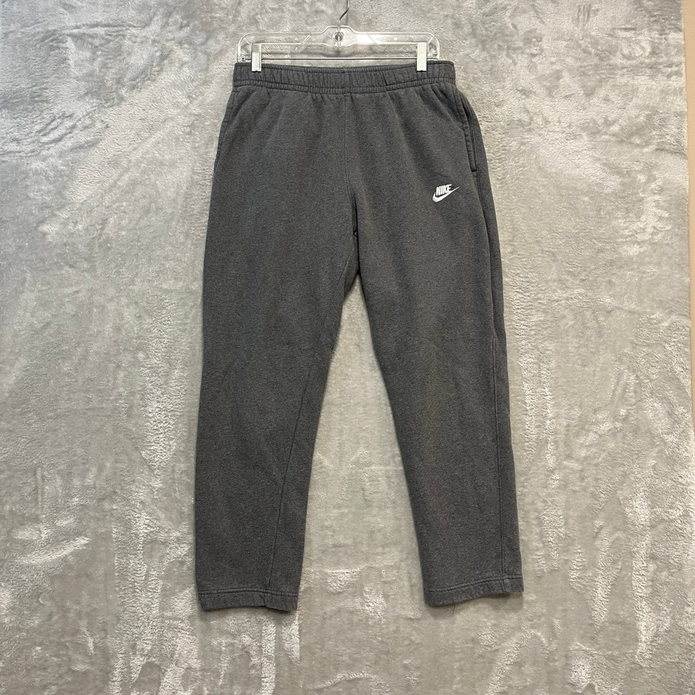 Nike Sweatpants Mens Medium Gray Club Fleece Joggers BV2671-071